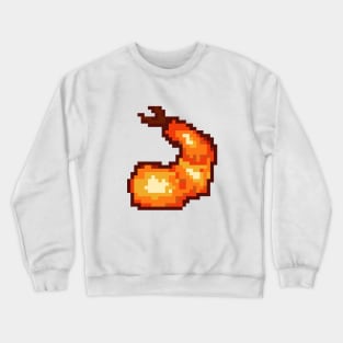 Shrimp/Ebi Pixel Art Crewneck Sweatshirt